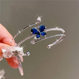 🦋 Mavi Kelebekli 3 Katmanlı Bileklik – Zarif Yaz Dokunuşu