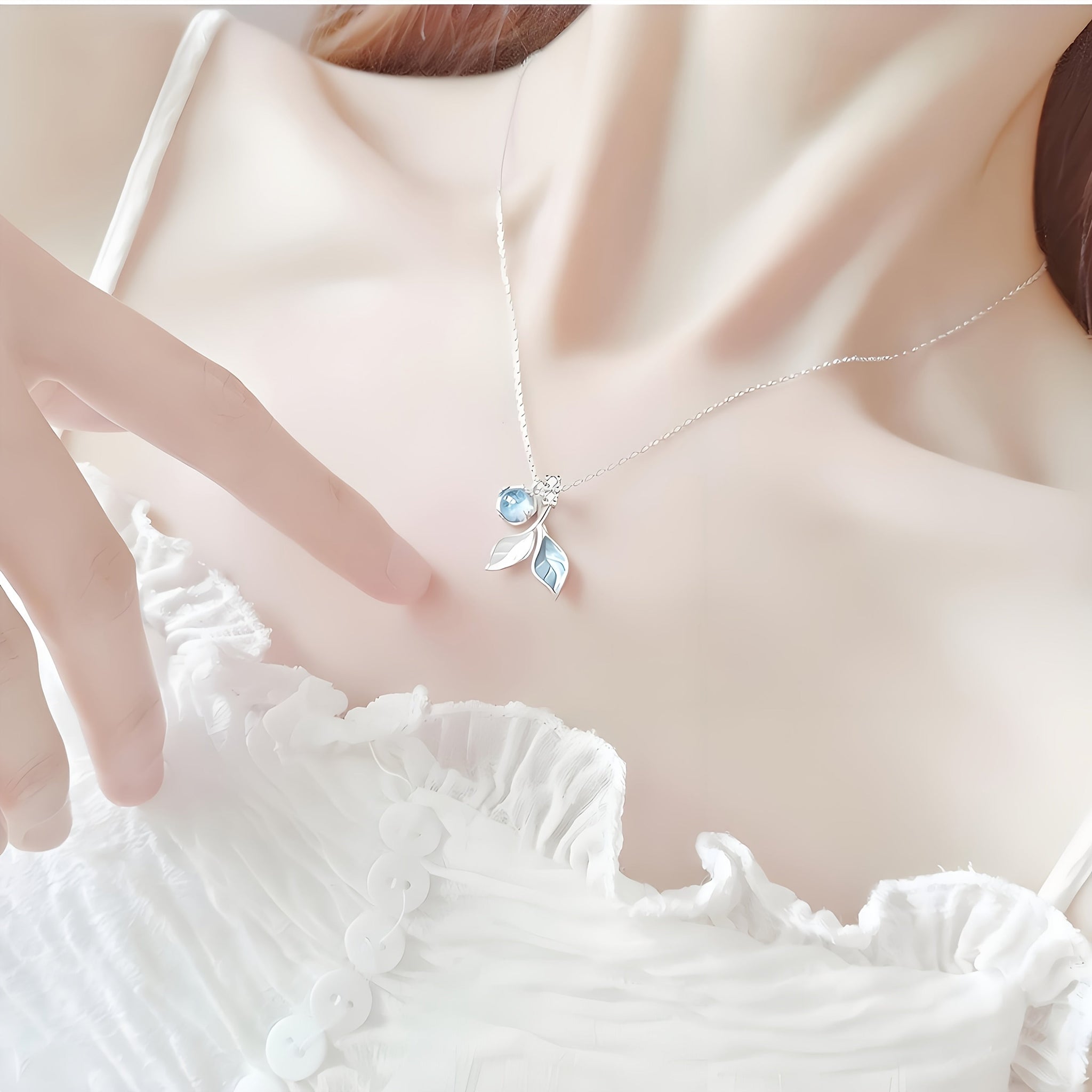 🌕 Aytaşı Takı Seti – Doğal Işıltıyla Tamamlanmış Günlük Stil