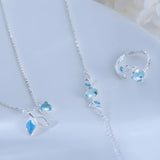 🌕 Aytaşı Takı Seti – Doğal Işıltıyla Tamamlanmış Günlük Stil